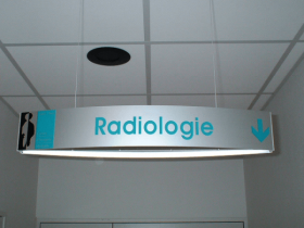 Panneau suspendu radiologie