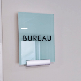 Plaque de porte bureau